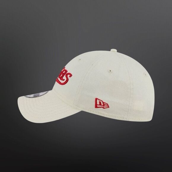 New Era Los Angeles Angels Throwback 9TWENTY Adjustable Back Hat White/Red - Picture 6 of 7